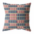 Palacedesigns 18 in. Spades Indoor & Outdoor Throw Pillow Red & Blue PA3098336